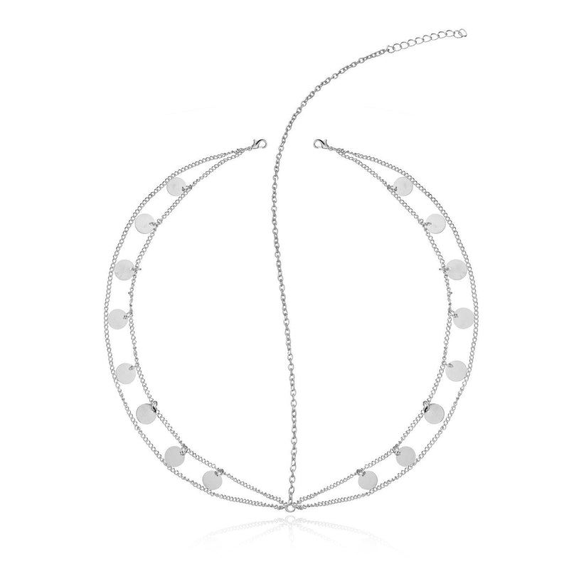 Bohemia Tassel Round Charm Head Chain