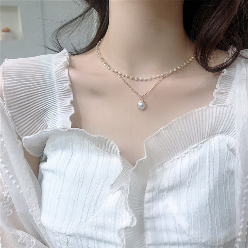 Baroque Pearl Summer Chain Necklace