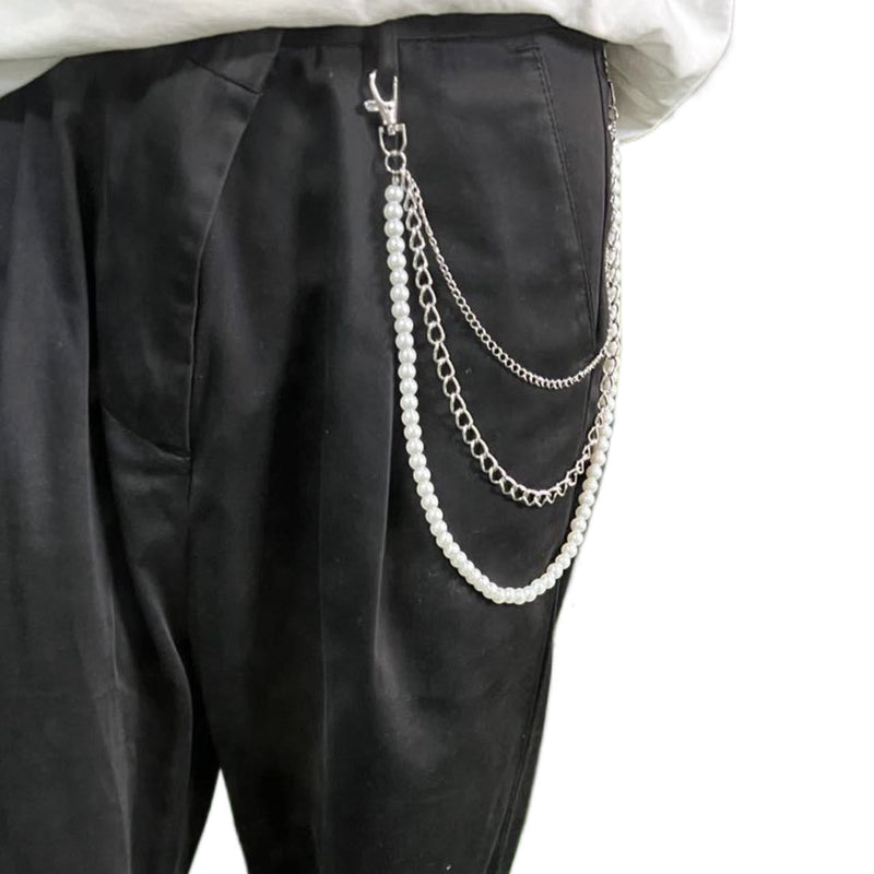 Multi Layer Pearl Pants Chains