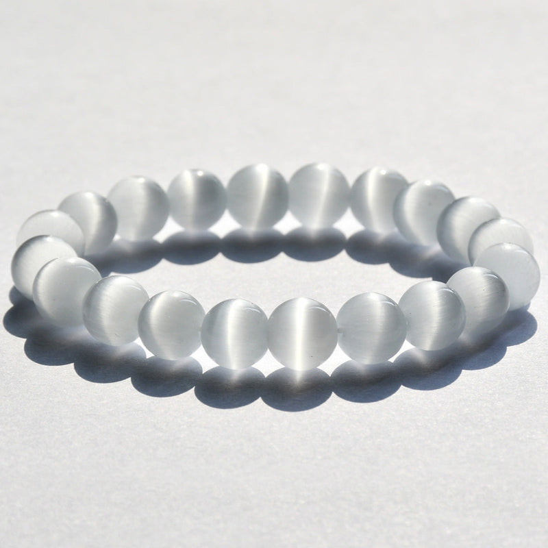 Round Natural Bead Stone Opal Bracelet