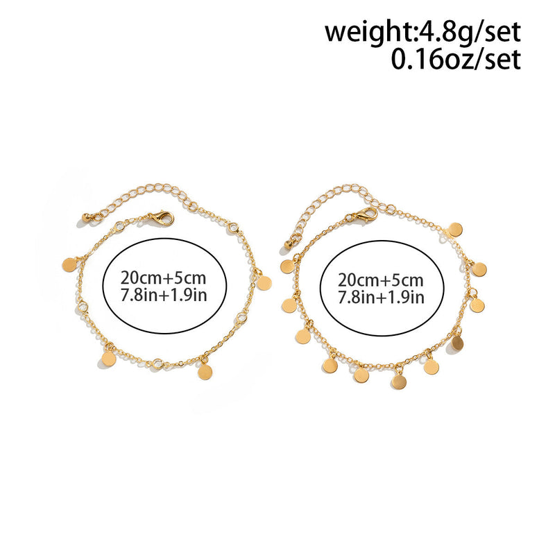 Summer Beach Layer Chain Foot Jewelry