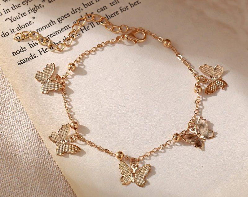 Butterfly Charm Bracelet