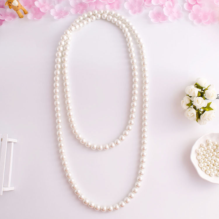 150cm Multi-layer Long Pearl Necklace for Women
