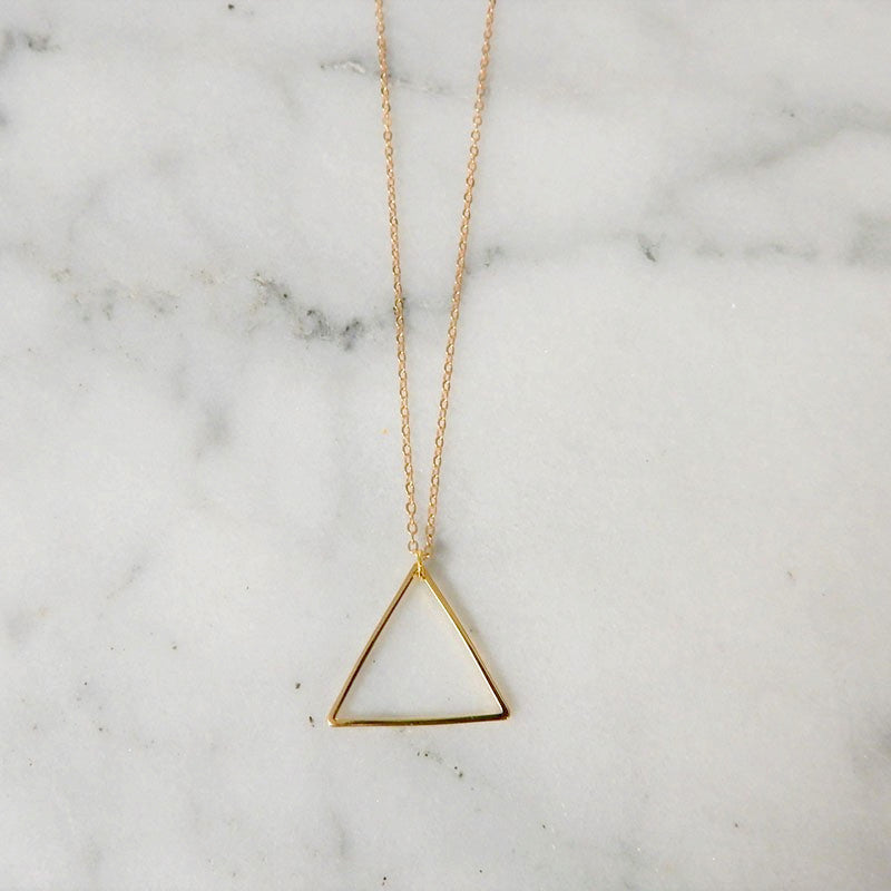 Triangle Charm Necklace