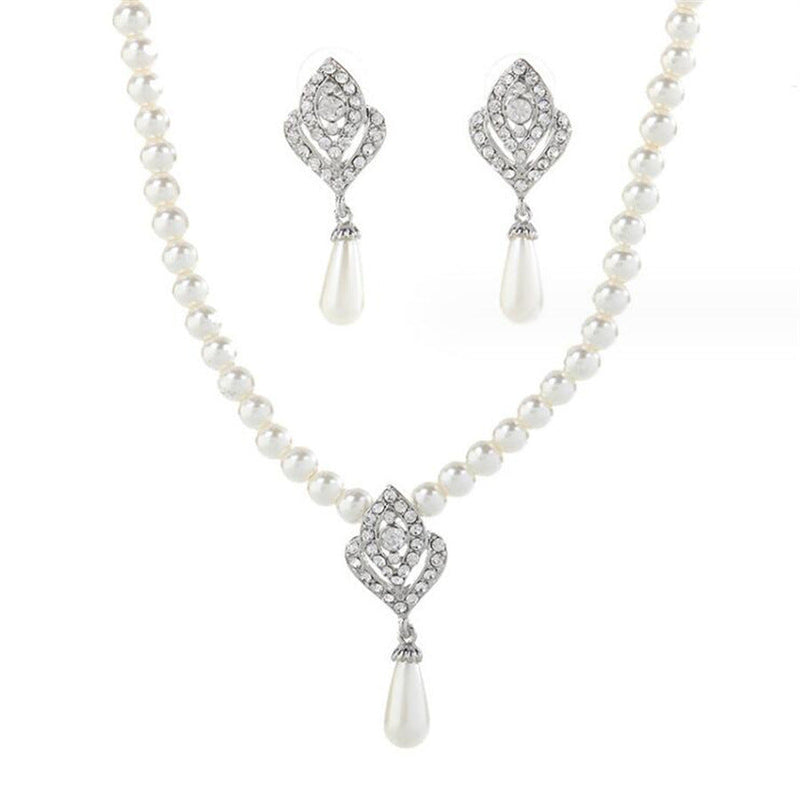 Handmade Pearl Bridal Wedding Jewelry Sets