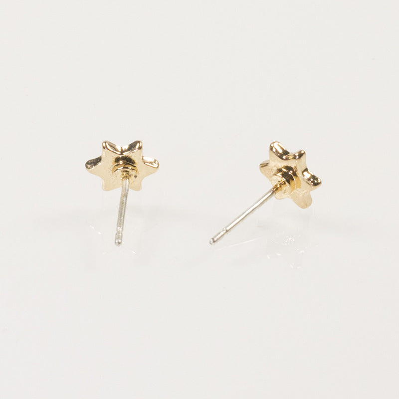 Plain Star Stud Earring