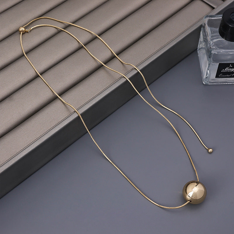 Floating Ball Pendant Necklace