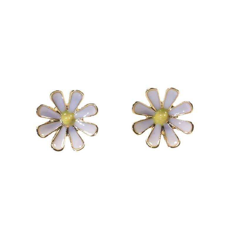 Daisy Flower Stud Earrings