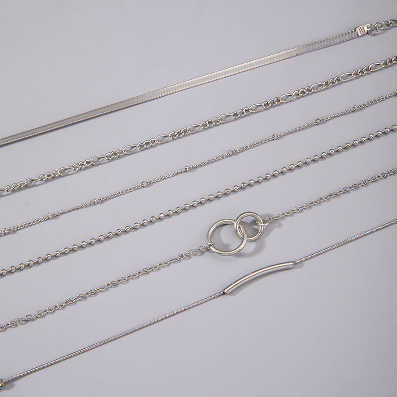 Double Layer Chain Anklet Bracelet for Women