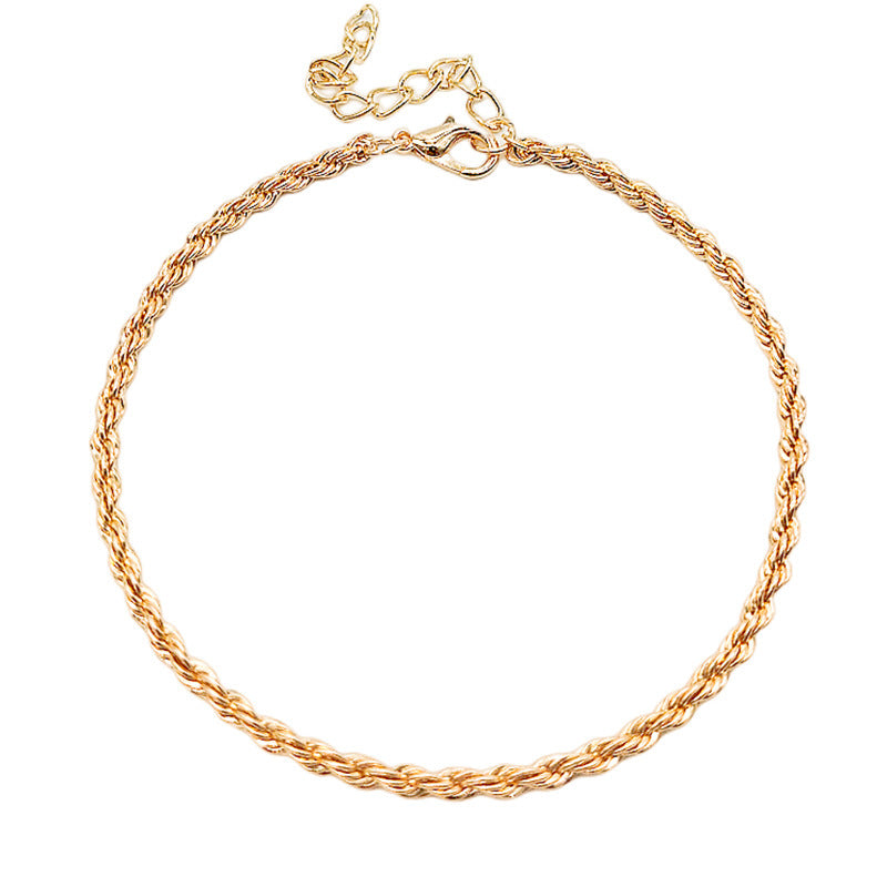 Rope Chain Anklet Women Beach Jewelry