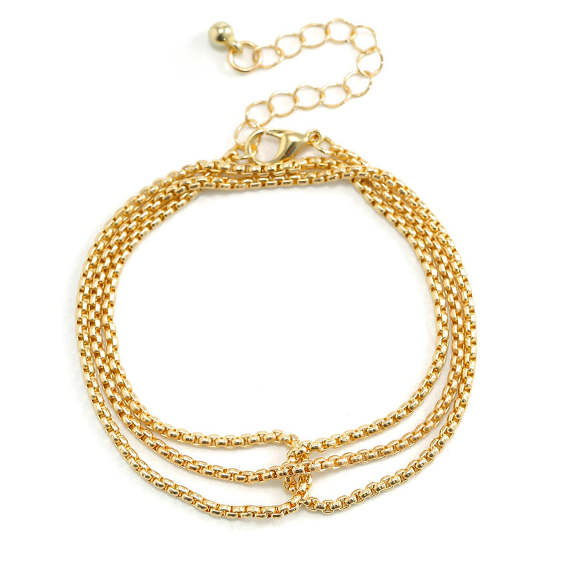 Multi-layer Twisted Chain Bracelet