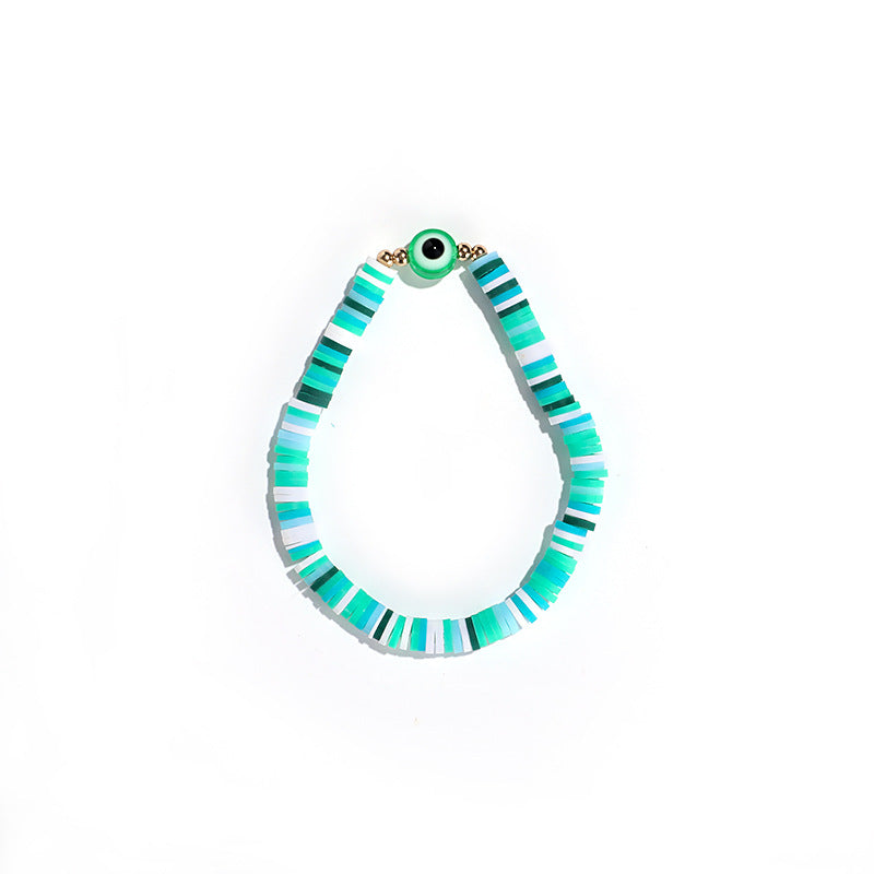 Colorful Beaded Beach Stretch Bracelets Set