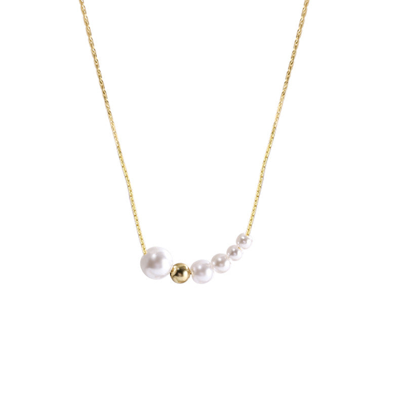 Pearl Chain Simple Lady Clavicle Chain Necklace