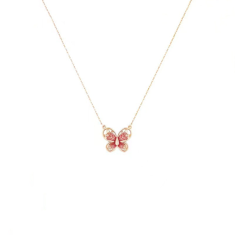 Butterfly Pendant Necklace