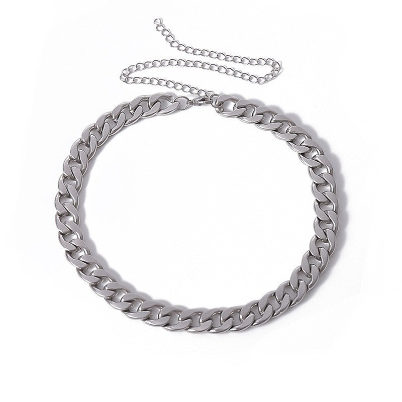 Hip Hop Chunky Cuban Link Chain Necklace for Women