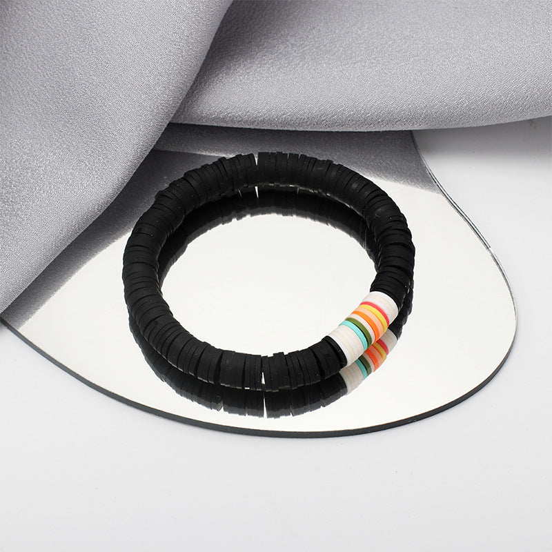 Elastic Soft Ceramic Boho Bracelet