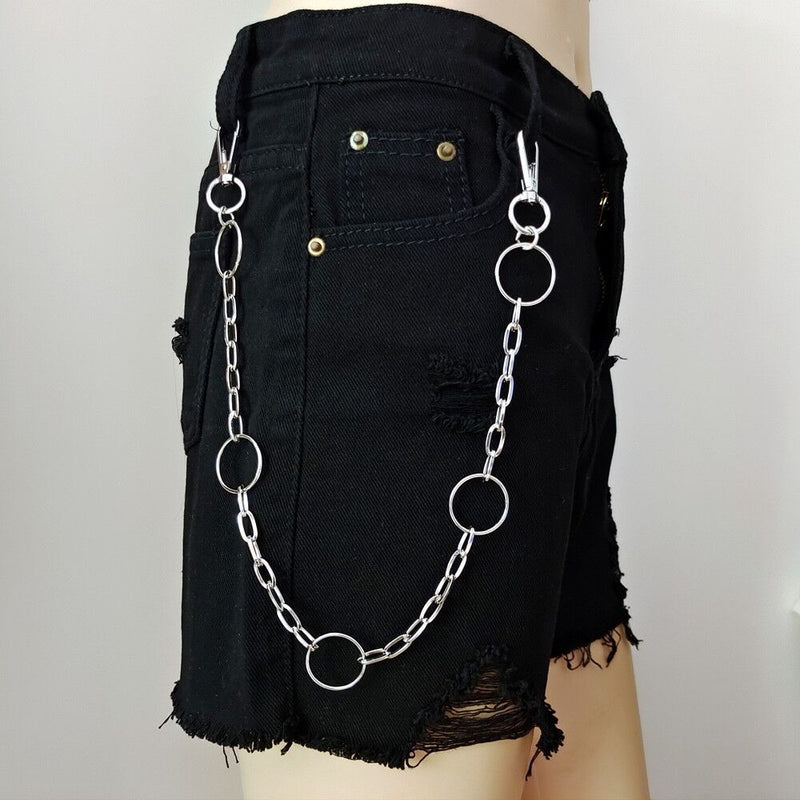 Metal Belt Rock Punk Hip Hop Pants Chain