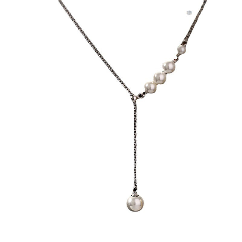 Charms Pearl Necklace Pendant Necklaces