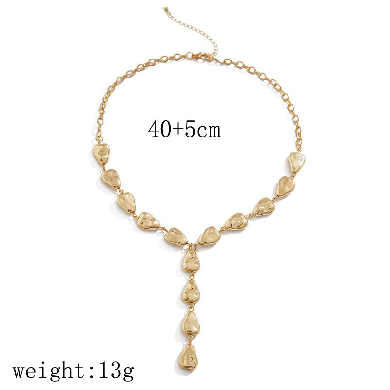 Irregular CCB Beads Necklace