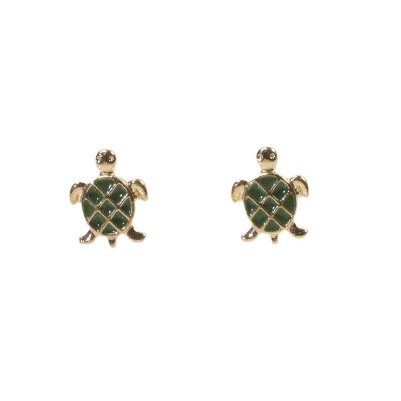 Cute Turtle Stud Earring