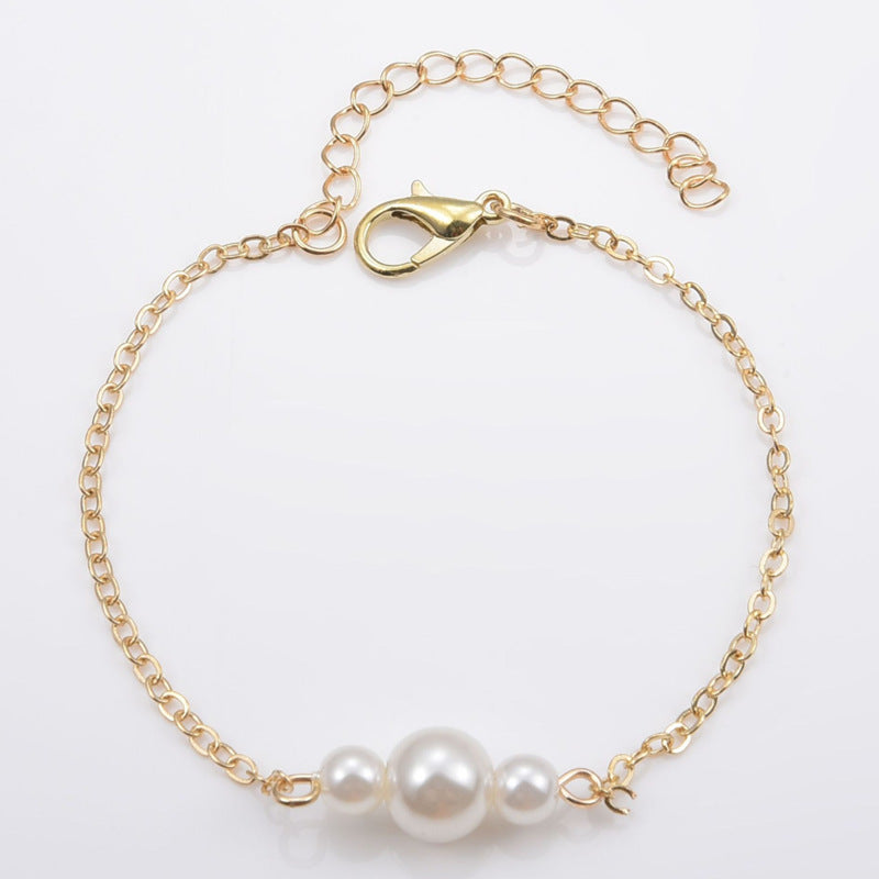 Pearl Wrists Chain Bracelet