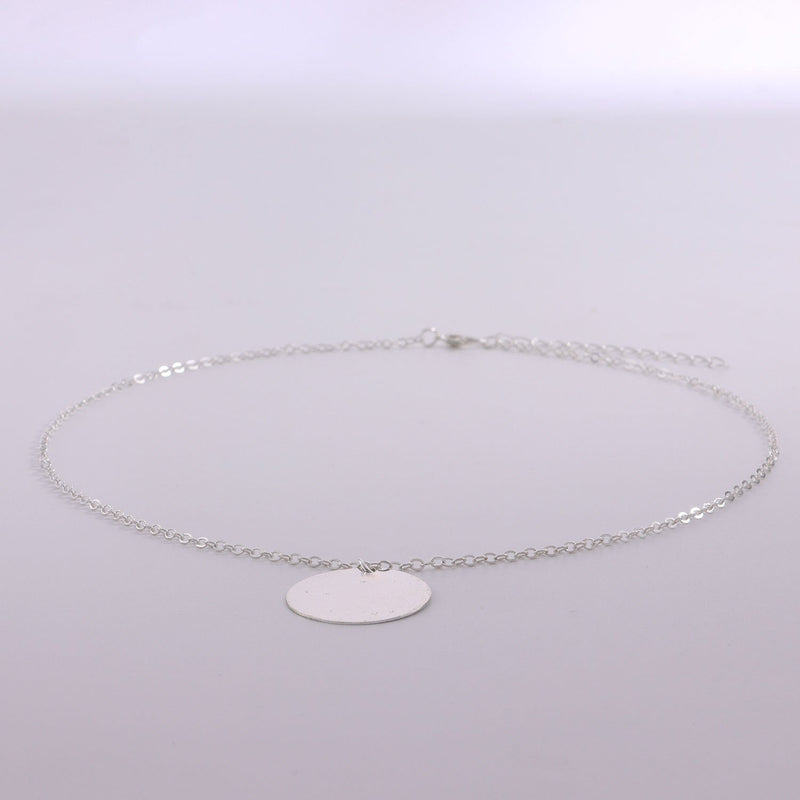 Disc Charm Pendant Necklace