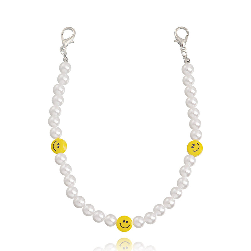 Removable Pearl Shoe Chain