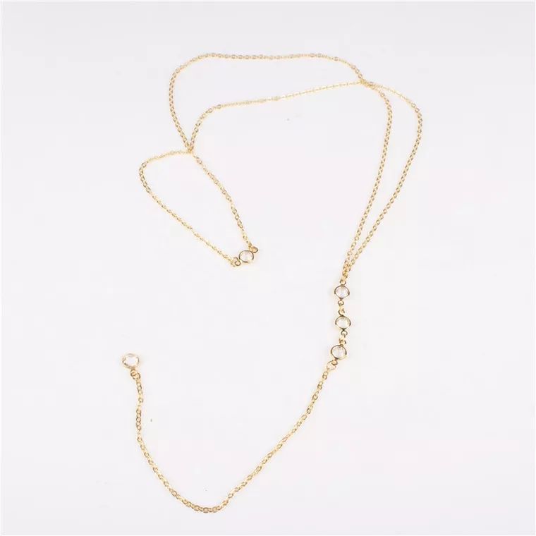 Sexy Style Crystal Back Chain Necklace