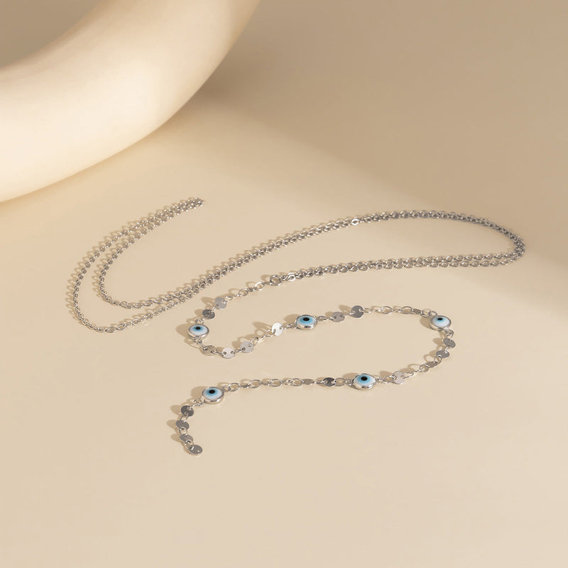 Crystal Stone Long Tassel Necklaces for Women