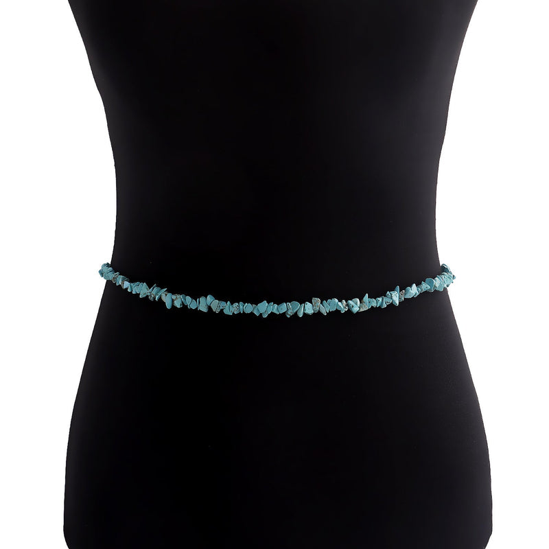 Bohemia Style Natural Stone Gravel Waist Chain
