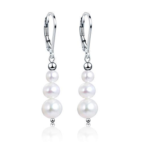 Pearl Beaded Hook Earrings for Women