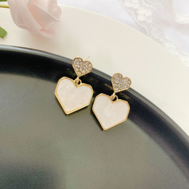Double Heart Earrings