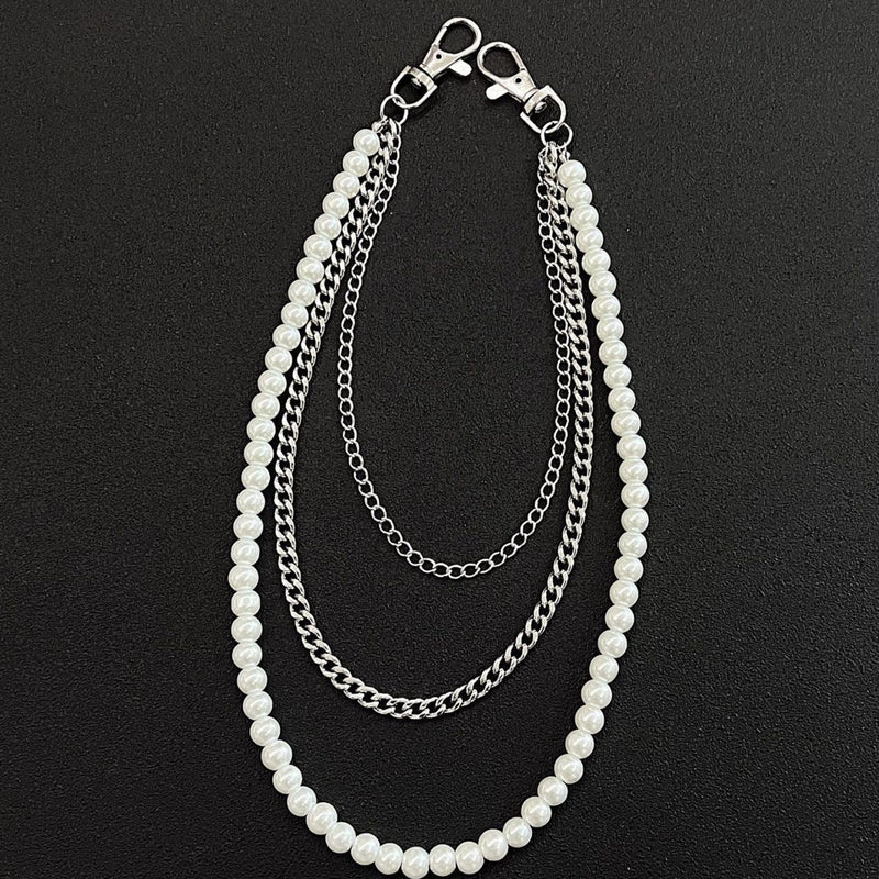Multi Layer Pearl Pants Chains