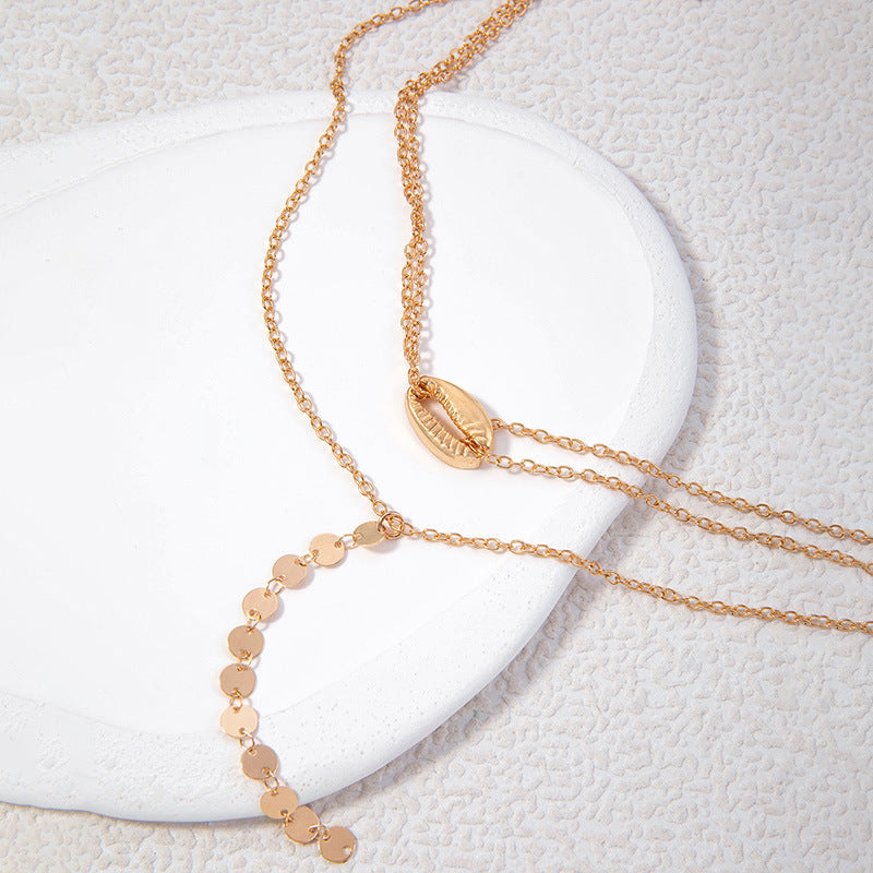 Simple Chain Multi Layer Necklace