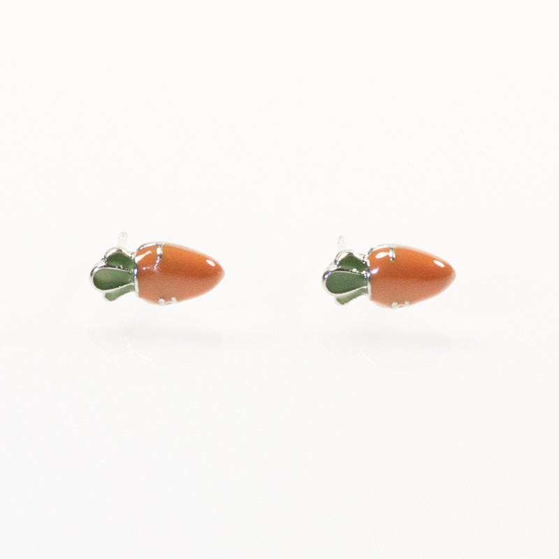 Cute Vegetable Carrot Earrings