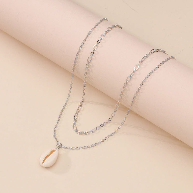 Layered Shell Necklace for Women