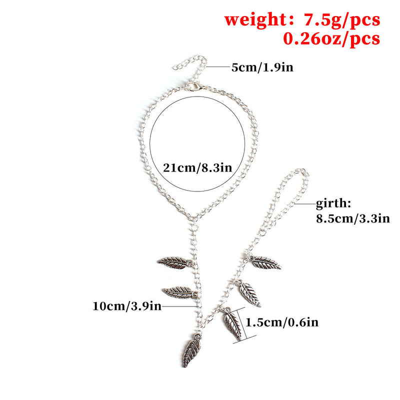 Summer Beach Sexy leaf Anklet Jewelry