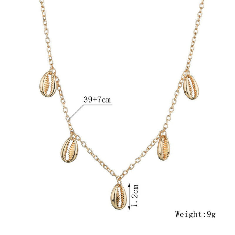 Conch Shape Shell Charm Necklace
