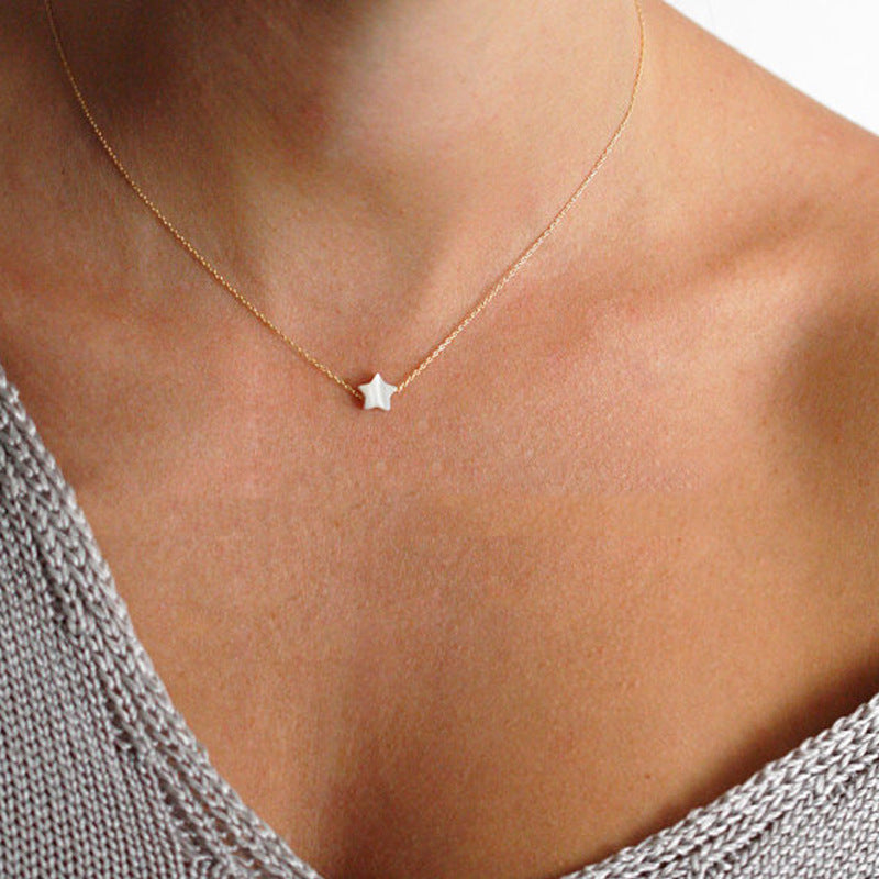 Shell Star Charm Necklace