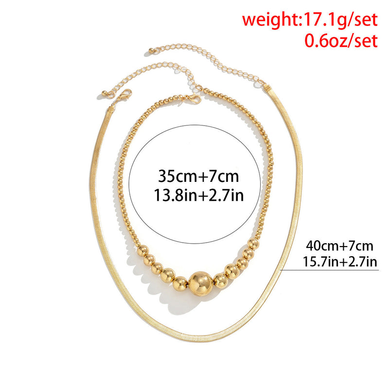 Exaggerated Multi-Layer Tassel Beaded Necklace