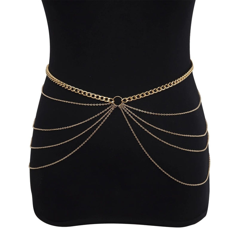 Vintage Sexy Waist Belly Belt Chain Women