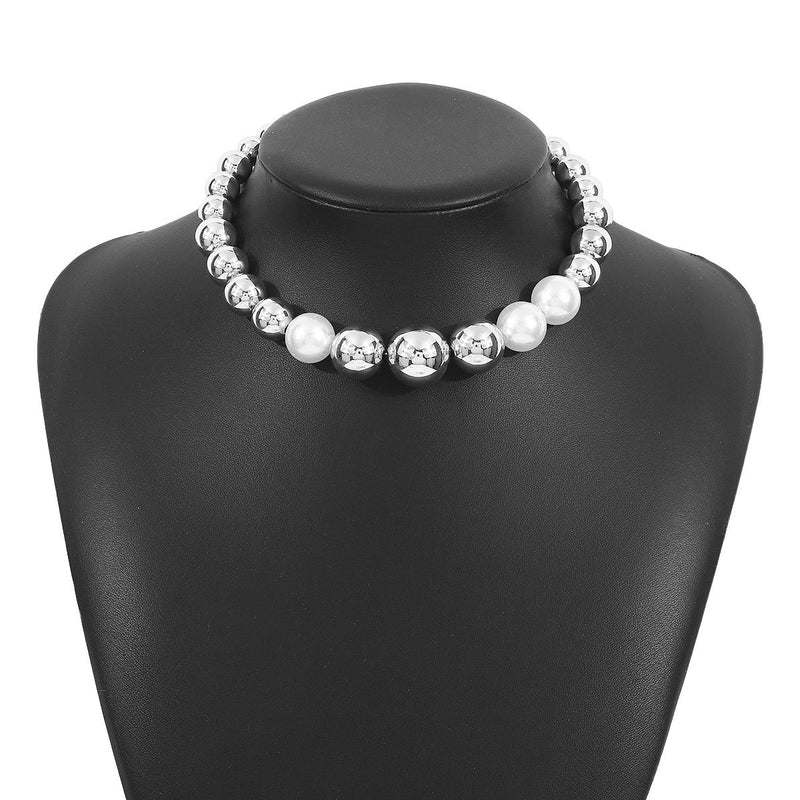 Punk Large Beaded Short Necklaces