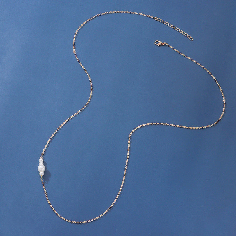 Beach Pearl Simple Women Waist Belly Sexy Fashion Jewelry Body Chain