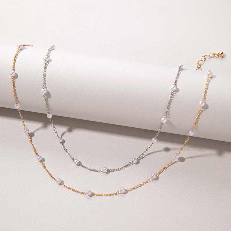 Pearl Choker Pendant Necklaces for Women