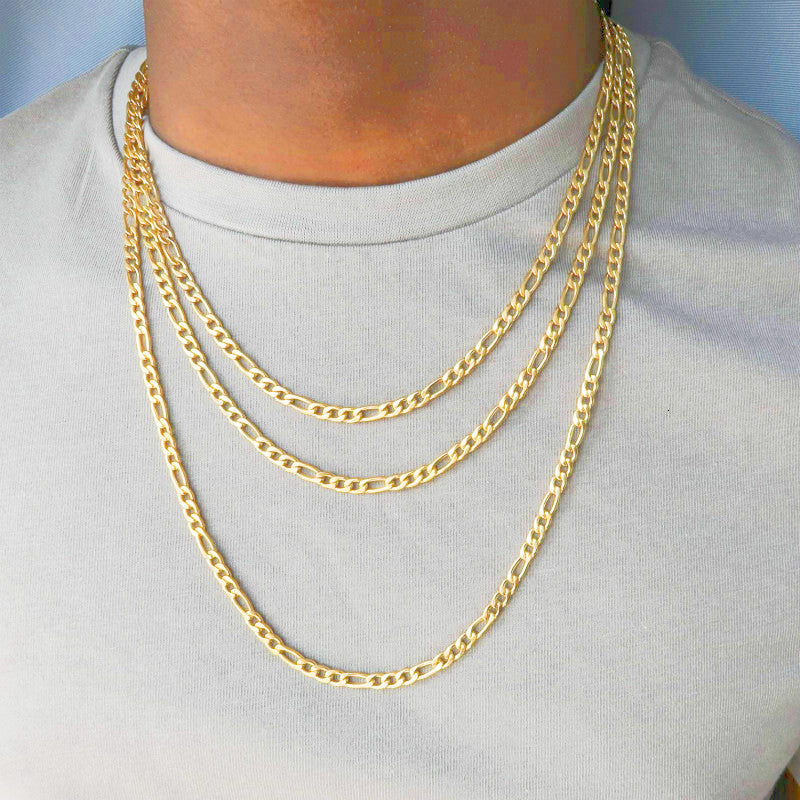 Classic Hip Hop Chain Necklace Figaro Chain