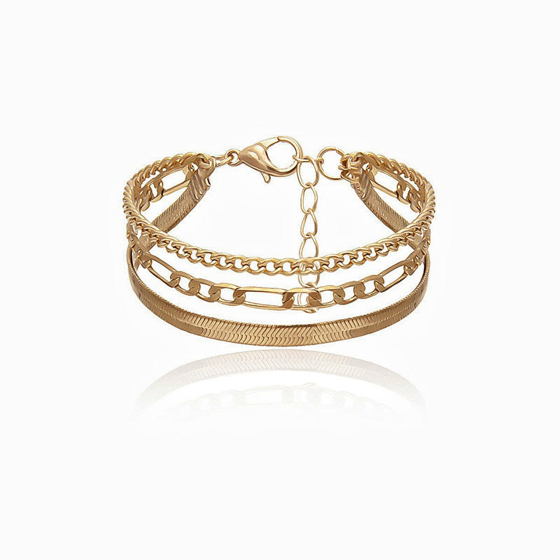 Multilayer Chain Bracelet