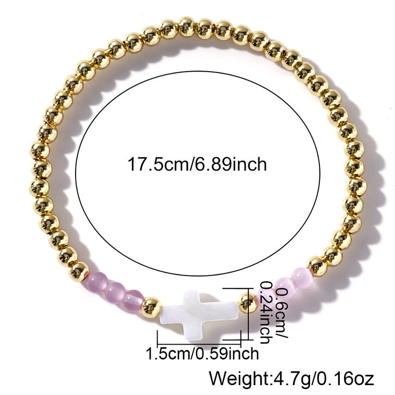 Beaded Bracelet Strand Stretch Women