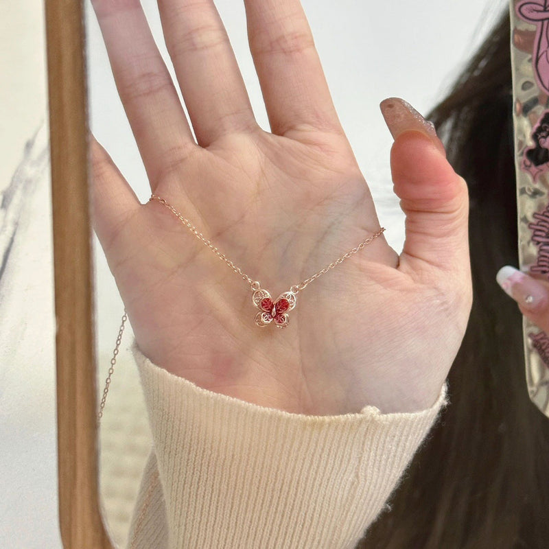 Butterfly Pendant Necklace