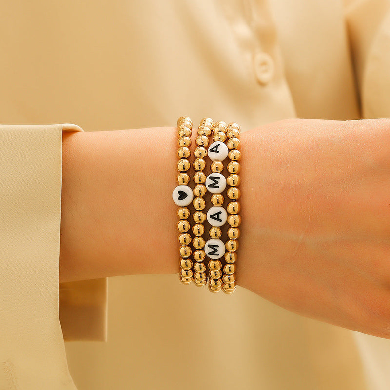 CCB Beaded Elastic Bracelet