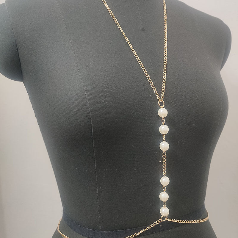 Pearl Beach Sexy Bikini Body Chain